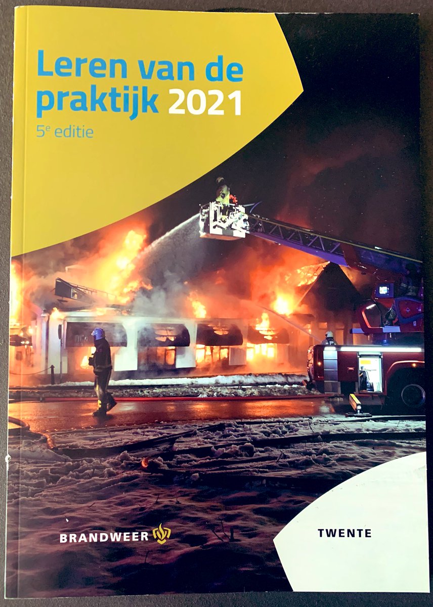 De 5e editie Leren van de praktijk <a href="/BrandweerTwente/">Brandweer Twente</a>. Met een ‘gouden randje’. Boordevol ervaringen, tips, data, #brandonderzoek, #basisprincipesbrandbestrijding van voor en door collega’s. Blij mee! 👍 #lerenvandepraktijk