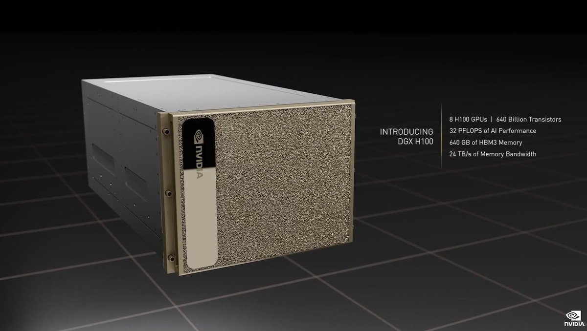 raffaello86's tweet photo. Definitely the new core for 🦕#nanosaur @NVIDIAHPCDev  #GTC22 #DGXH100 https://t.co/UwPCpzMgiu