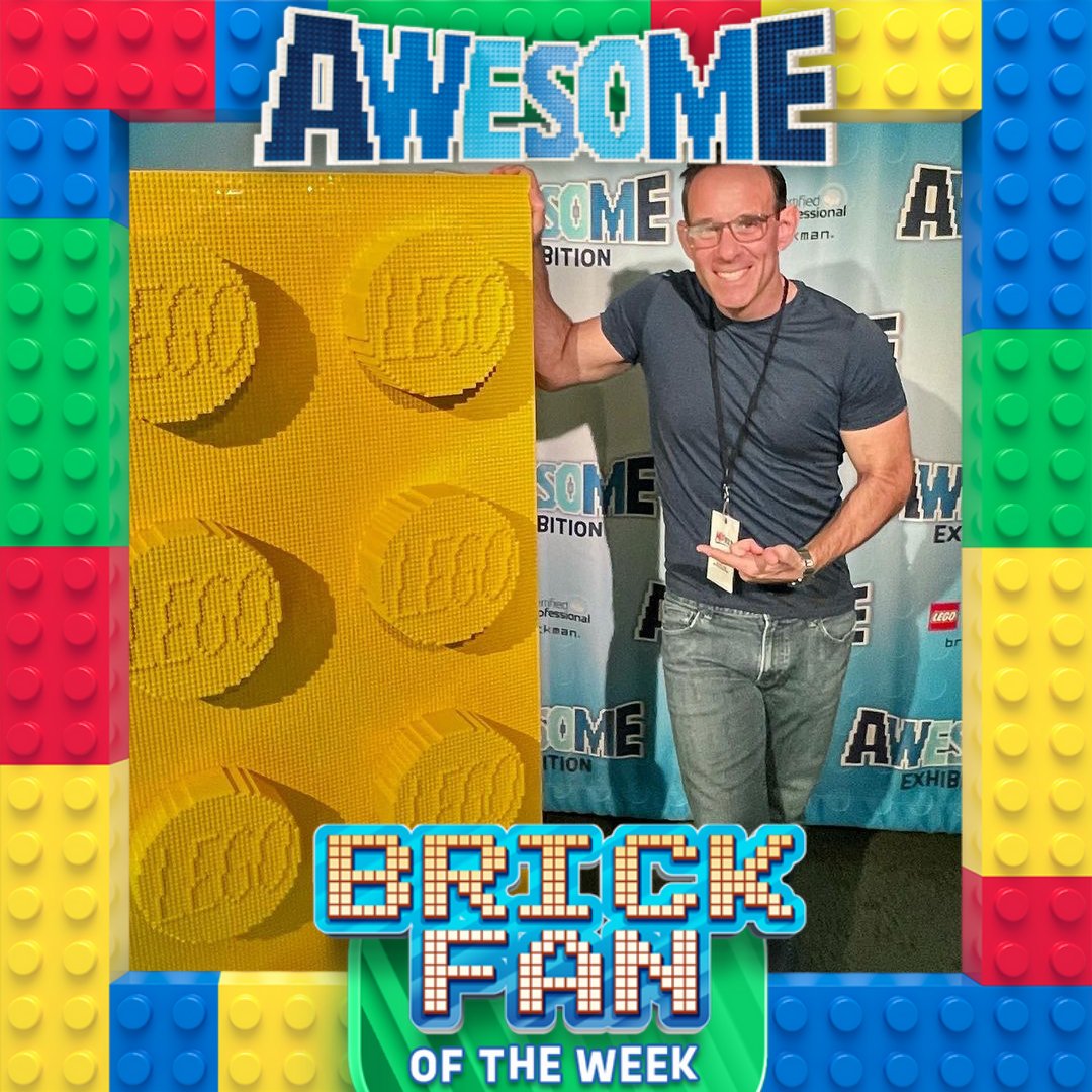 AwesomeExpo's tweet photo. Hope your visit to #BrickmanAwesome was epic, @promojoebritton! https://t.co/s98ezOKXWy https://t.co/CHXeG4T5zn