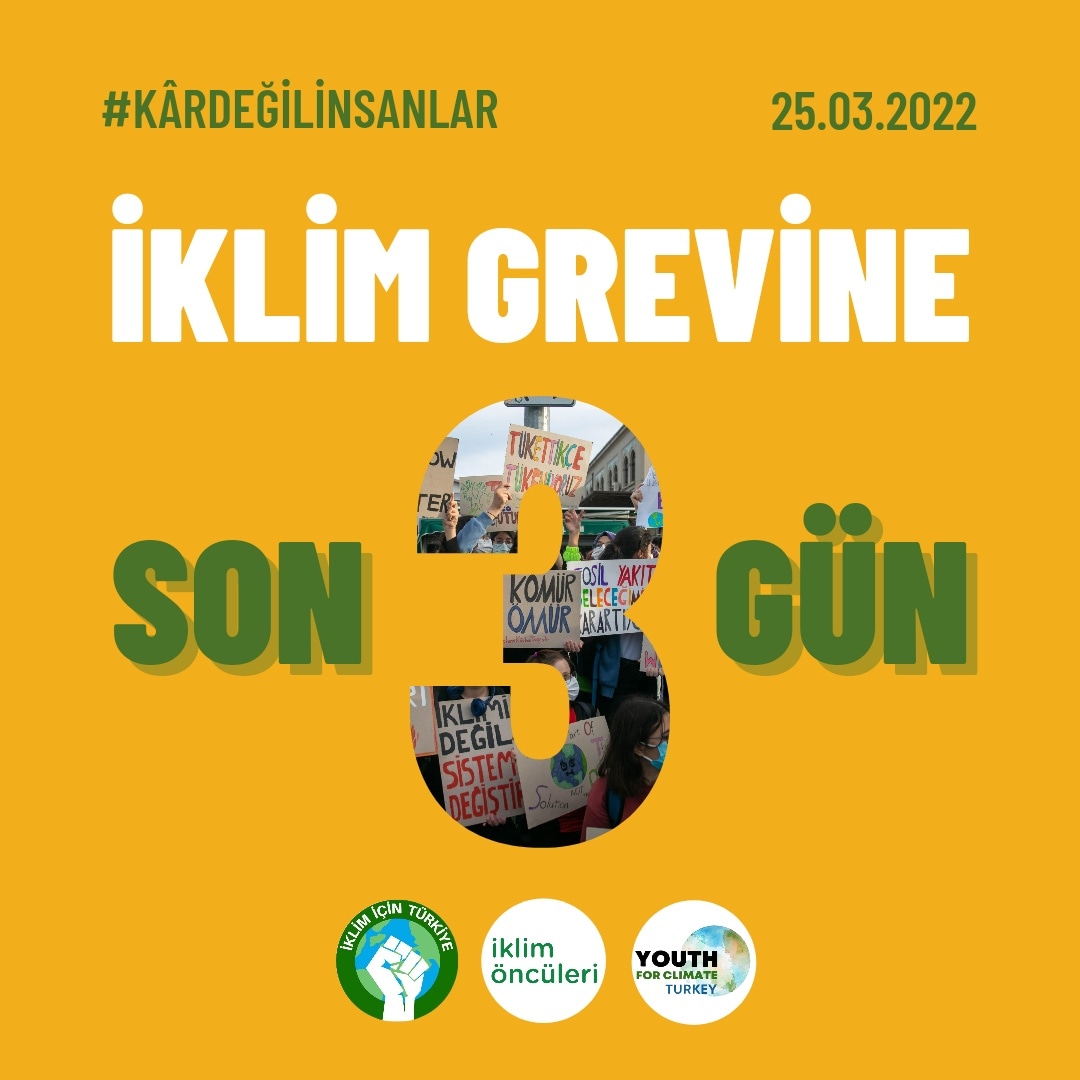 IklimOnculeri's tweet photo. İklim grevine sayılı günler kaldı! Bizimle misin? 🌿

🗓️ 25 Mart 
⏰ 17.00 
📍 Barbaros Meydanı / Beşiktaş, İstanbul

#KârDeğilİnsanlar https://t.co/zsv0xMEkEr
