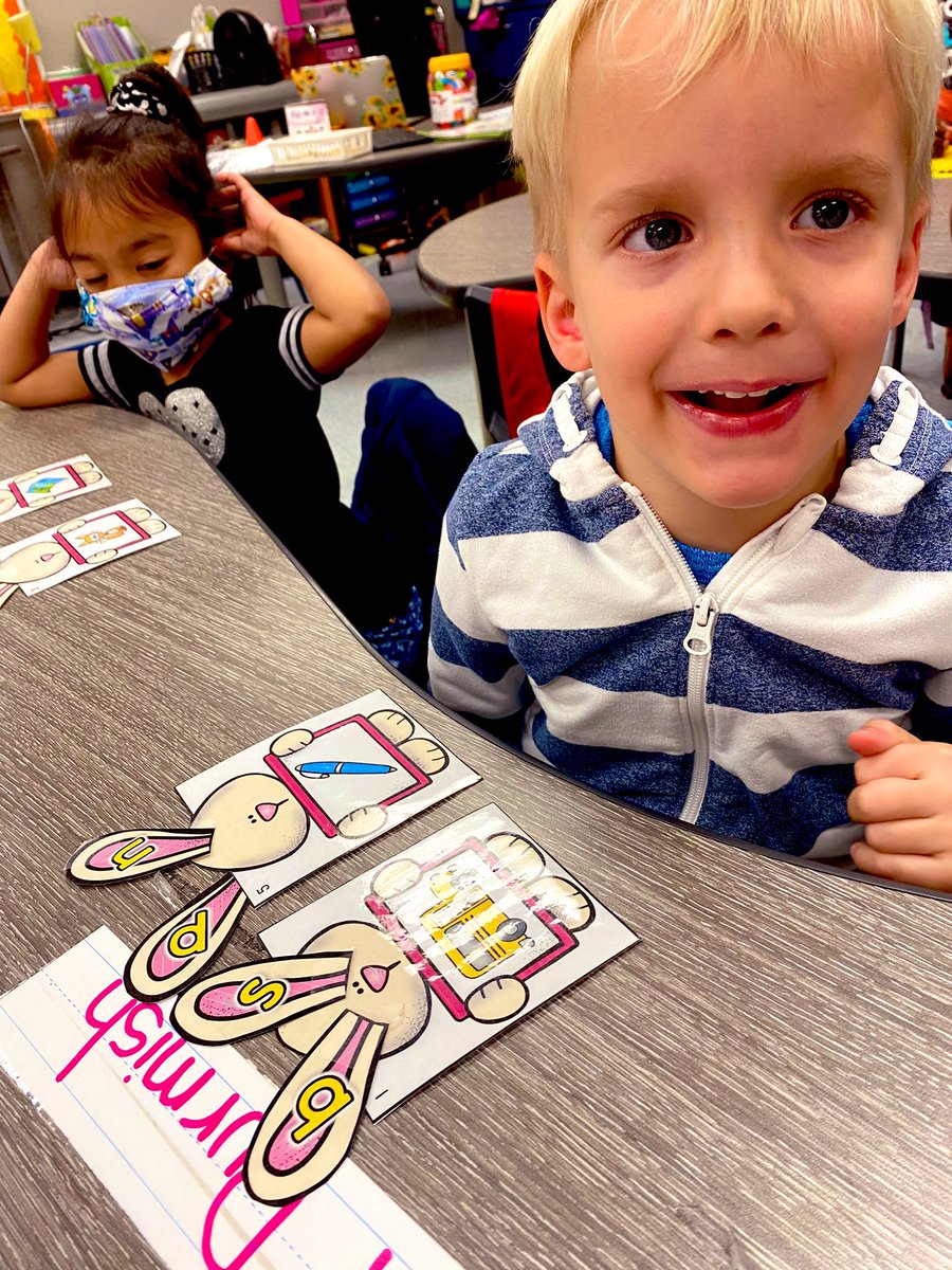 🐰🌸My PreK friends can identify Beginning AND Ending Sounds!! We are Hopping our way to Kindergarten!! 🌸🐰 <a href="/EarlyGcisd/">GCISD EARLY CHILDHOOD</a> #TESLeads