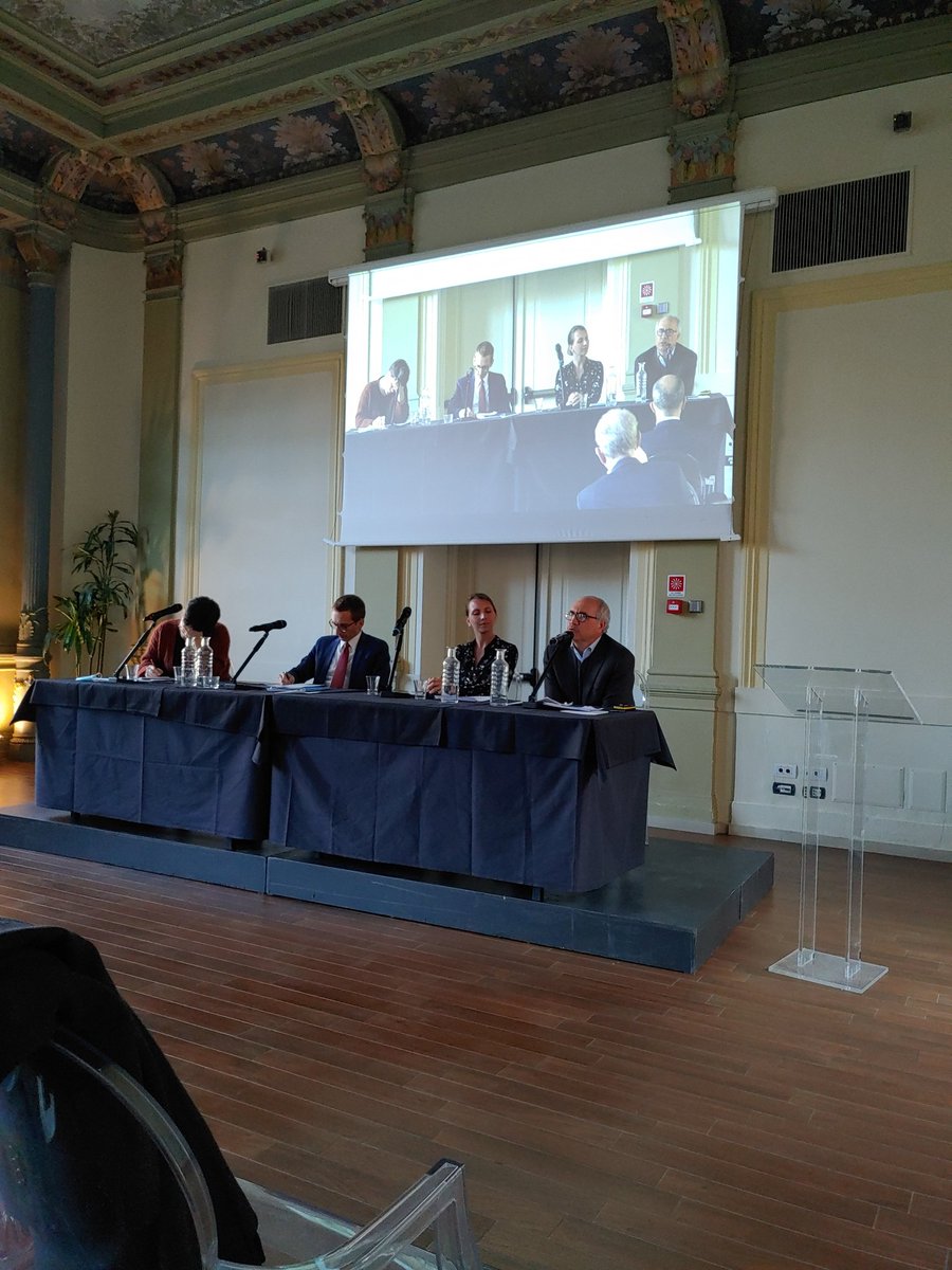 WorkYetPoor's tweet photo. Professor Andrea Lassandari closing remarks bring us to the next milestone of the #wyp project: next year will be crucial to conclude our #research and dig deeper on the importance of shaping effective policies against #workingpoverty. Thanks to all our speakers and participants! https://t.co/t0lH2oVOnc