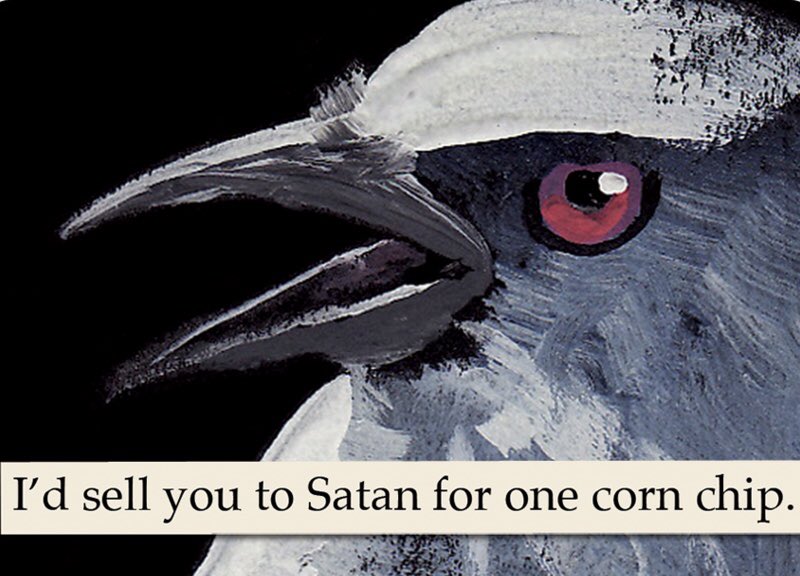 canary_aria's tweet photo. Goooood morning ๐ my favorite Mincing Mockingbird because it is true.
#GoodMorningTwitterWorld #mincingmockingbird #HailSatan https://t.co/qQygZFRiEN