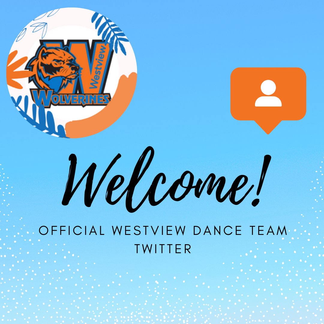 Welcome to the official Westview Dance Team Twitter! 💙🧡Make sure to follow us to stay up to date! Go Wolverines! 🐾