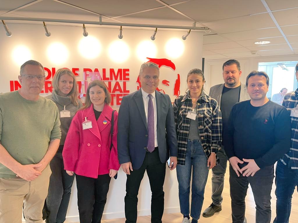 AllmucaMarsela's tweet photo. Visiting #Olof Palme International Center in #Stockholm! Key contributer for many years to strengthening local organisations and their role as democratic actors in Albania. https://t.co/WVLAgfMxDe