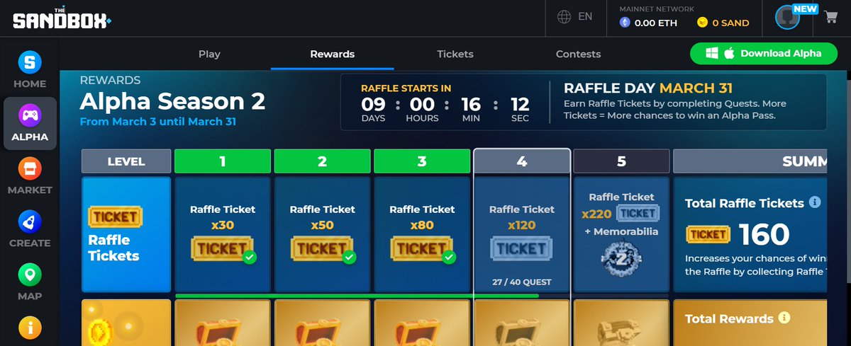 ronionmouseq's tweet photo. @TheSandboxGame I just participated in the daily #SandboxAlphaS2Contest for a chance to earn up to 1,000 $SAND! Starting March 22 - Ticket Day. Check out my screenshot below!
👇 #SandboxAlphaS2 https://t.co/qXvvE2qljy