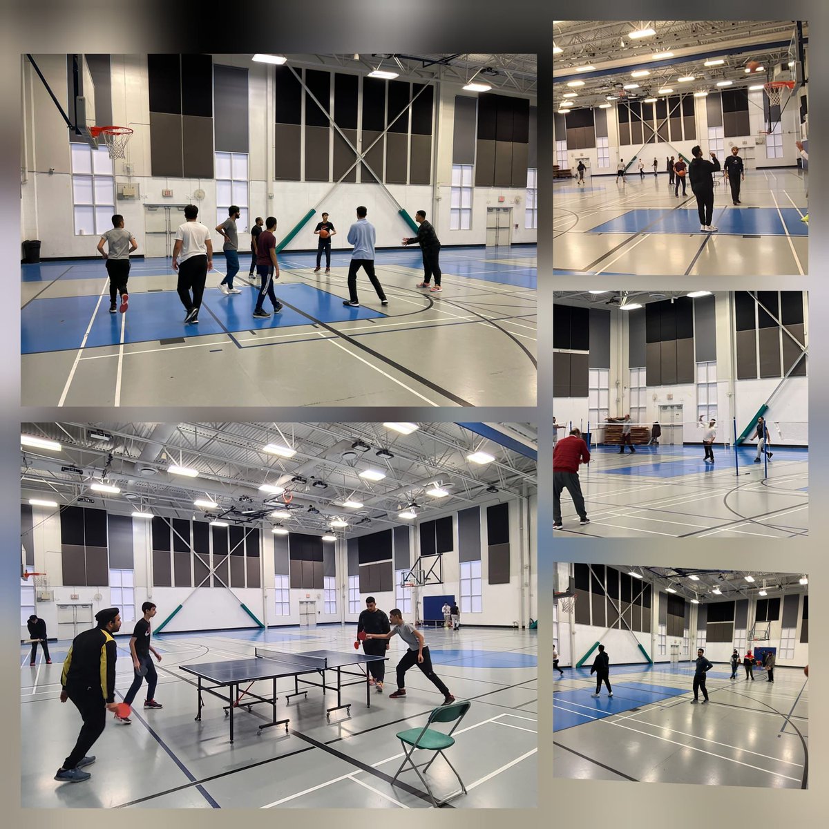 With the easing of #COVID19 restrictions, Ahmadiyya Muslim Youth Association Vaughan (Majlis Muqami) resumed Fajr Fit program on Sunday March 20, 2022 at Tahir Hall, #Vaughan, ON.

More than 40 muslim youth participated in various sports after Fajr (dawn) prayer on #SundayMorning