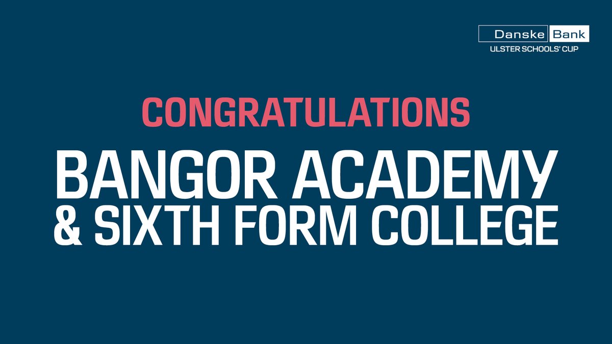 DBSchoolsCup's tweet photo. FULL-TIME 🏆

A late converted try puts @Bangor_Academy 20-5 up to see out the game! 

Congratulations @Bangor_Academy and commiserations to Castlederg High School. Huge credit to both teams. https://t.co/qSSzbtxtOh
