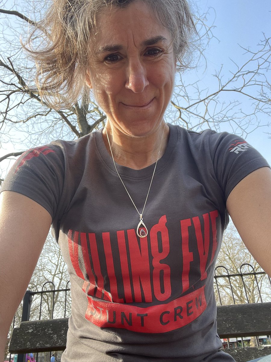 A lovely day to at last  wear the t shirt - mind you it  got a bit of attention ! <a href="/KillingEve/">Killing Eve</a> #stuntdouble