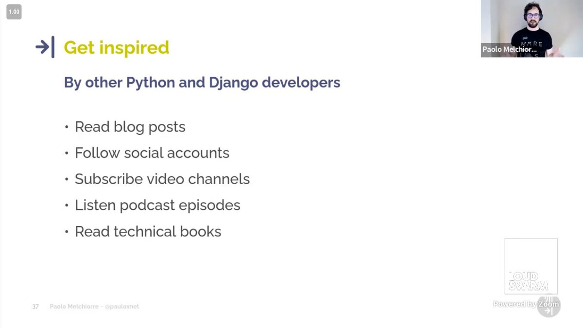 Sam Hartmann (@samhartmanncom) on Twitter photo Just watched <a href="/pauloxnet/">Paolo Melchiorre @paulox@fosstodon.org</a>'s #talk "Make the Most of Django" <a href="/pywebconf/">Python Web Conference</a>
Thank's for sharing your really motivating and inpiring journey!
#PWC2022
<a href="/20tab/">20tab</a> <a href="/djangoproject/">Django</a> Just watched <a href="/pauloxnet/">Paolo Melchiorre @paulox@fosstodon.org</a>'s #talk "Make the Most of Django" <a href="/pywebconf/">Python Web Conference</a>
Thank's for sharing your really motivating and inpiring journey!
#PWC2022
<a href="/20tab/">20tab</a> <a href="/djangoproject/">Django</a>