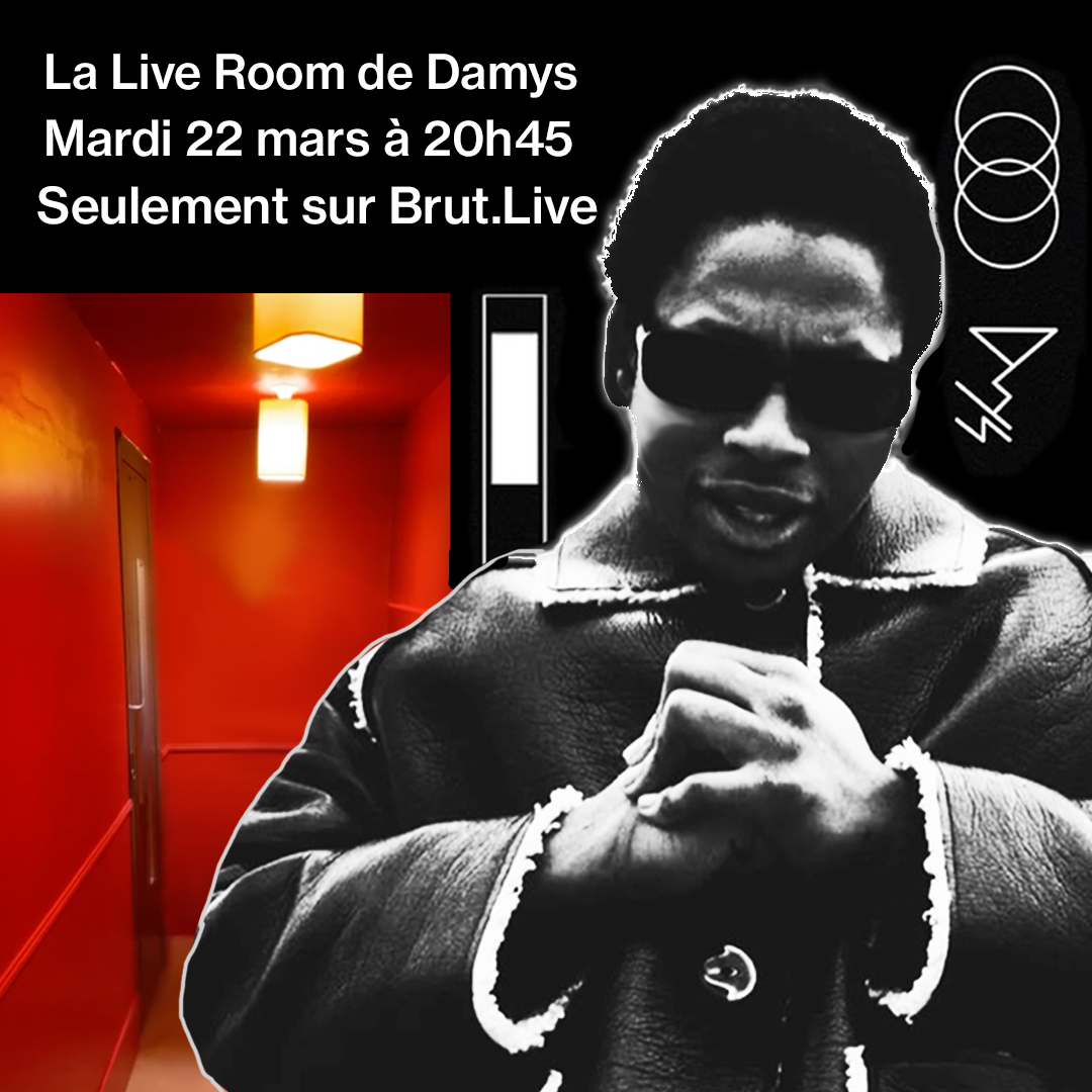 brutofficiel's tweet photo. Le rappeur @damys333 a été choisi par Brut pour ouvrir la toute nouvelle Live Room de Brut. Un nouveau concept 100% live, 15 minutes de show dans 4 décors évolutifs. Une expérience unique et immersive ce 22 mars à 20h45 sur l'application Brut Live : https://t.co/nt7m3bBJug https://t.co/qCy5sTQL4a