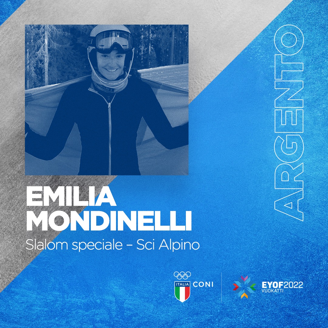 Coninews's tweet photo. SPLENDIDA EMILIA! ✨🥈✨
Un'altra gemma #ItaliaTeam 🇮🇹 agli EYOF Invernali di #Vuokatti2022! Emilia #Mondinelli è ARGENTO nello slalom speciale! ⛷️
#EYOFVuokatti2022 @Fisiofficial https://t.co/pXpOvuGuM9