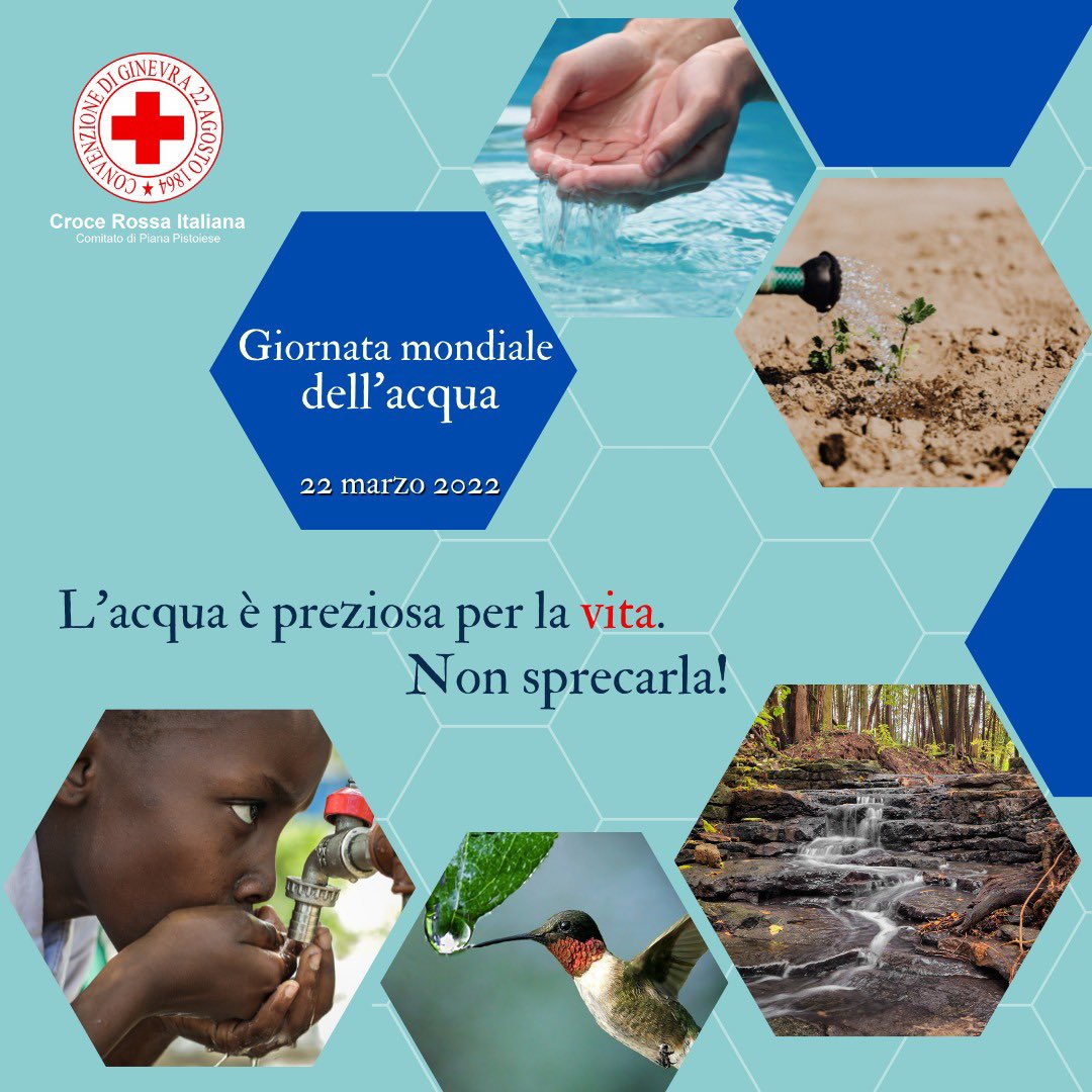 L’ acqua è preziosa per la vita. Non sprecarla!
#WorldWaterDay2022 #cripianapistoiese