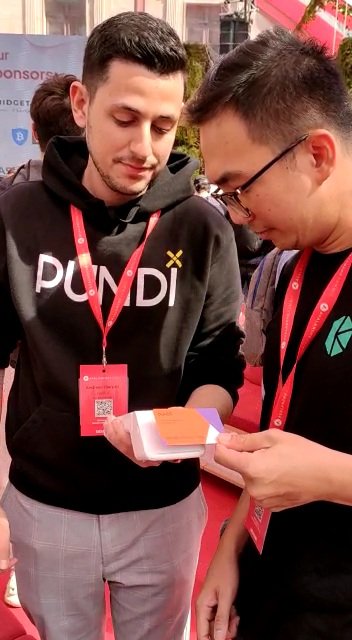 Bluestitch_'s tweet photo. Was great meeting with @KyberNetwork at #AvalancheSummit. Also showcased the #XPOS device 🙌

@PundiXLabs https://t.co/57etsICUpB