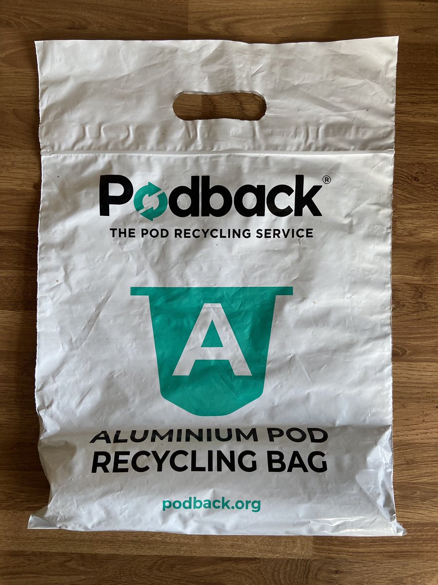 MarkSmales's tweet photo. Postman delivered my #Coffee today. This is my second purchase from @crukafe really beautiful coffee has a recycling bag for the #aluminium pods @podbackuk I can recommend this coffee. https://t.co/0CnKC3151t