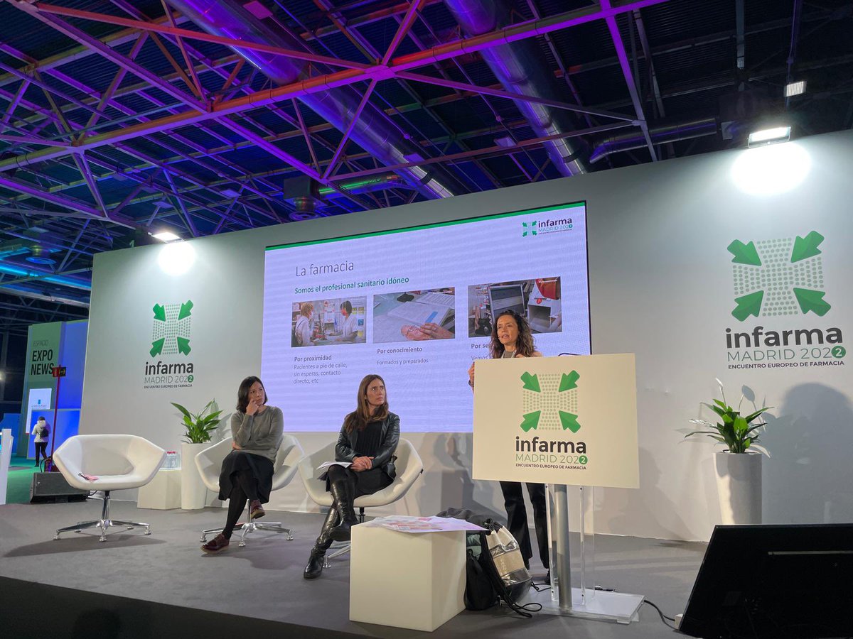Pensandoenfutu's tweet photo. Marisa Martinez candidata a vocal de oficina de farmacia en su ponencia “ Envejecimiento saludable” en @infarma_es 💫💫 

#pensandoenfuturo
#pensandosnti https://t.co/JywD0vMyZz