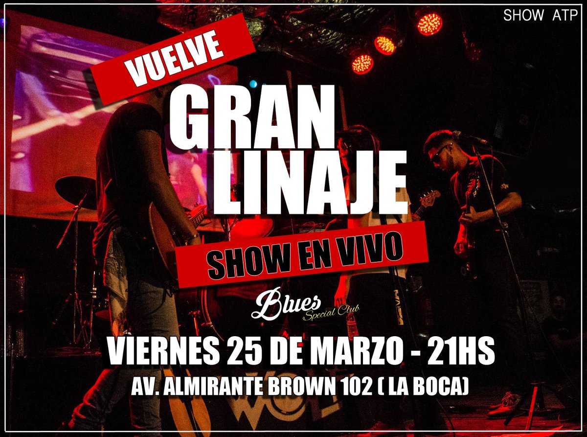 GranLinaje_'s tweet photo. ESTE VIERNES!! 💣🔥

Volvemos después de 2 años sin tocar! 

Entradas disponibles en https://t.co/3fX0ANJMPr https://t.co/sMjvatA2mJ