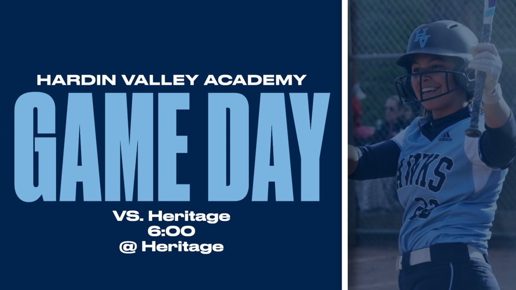 Your Lady Hawks take on Heritage tonight for the first district game of the season!! 💙🤍