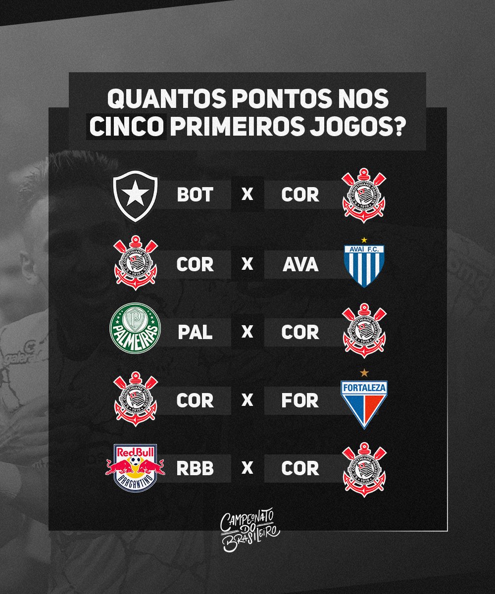 Brasileirao's tweet photo. E aí, torcedor do @Corinthians... Essa é com vocês! Participe nos comentários! #BRCOR 🦅 https://t.co/FIqv3B1RoY