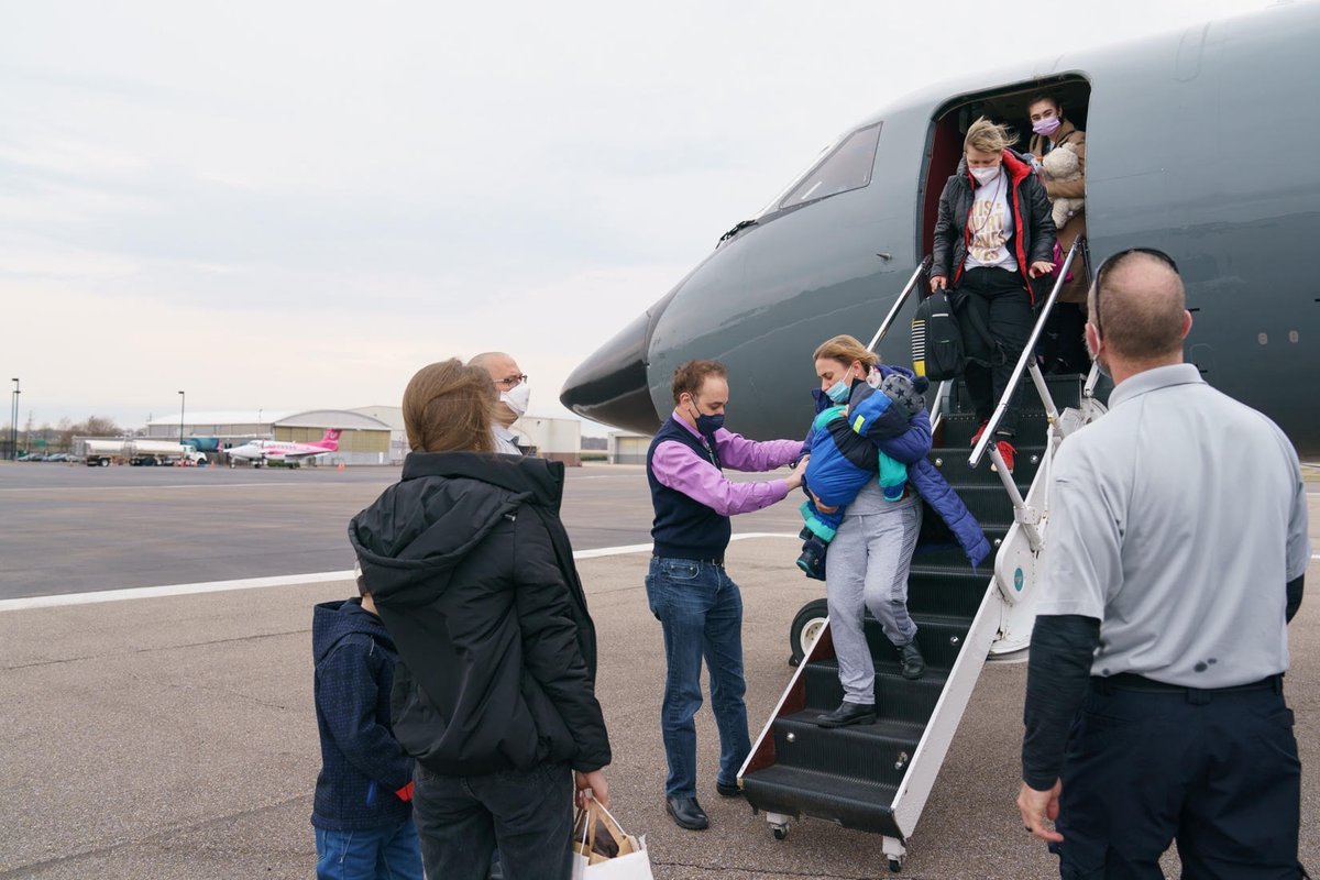 Children are among the most vulnerable in a crisis. We are humbled to help airlift 4 Ukrainian pediatric oncology patients in need of urgent, highly specialized treatment to <a href="/StJudeResearch/">St. Jude Research</a>. These kids will safely resume critical cancer therapy disrupted by Russia’s aggression.