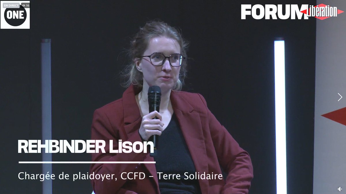 ONE_Fr's tweet image. &quot;Il faut réformer les règles fiscales, faire en sorte que les entreprises ne puissent plus faire de tours de passe-passe. Or, les discussions ont beaucoup lieu entre pays riches.&quot; -  @LisonRehbinder au #ForumLibé.