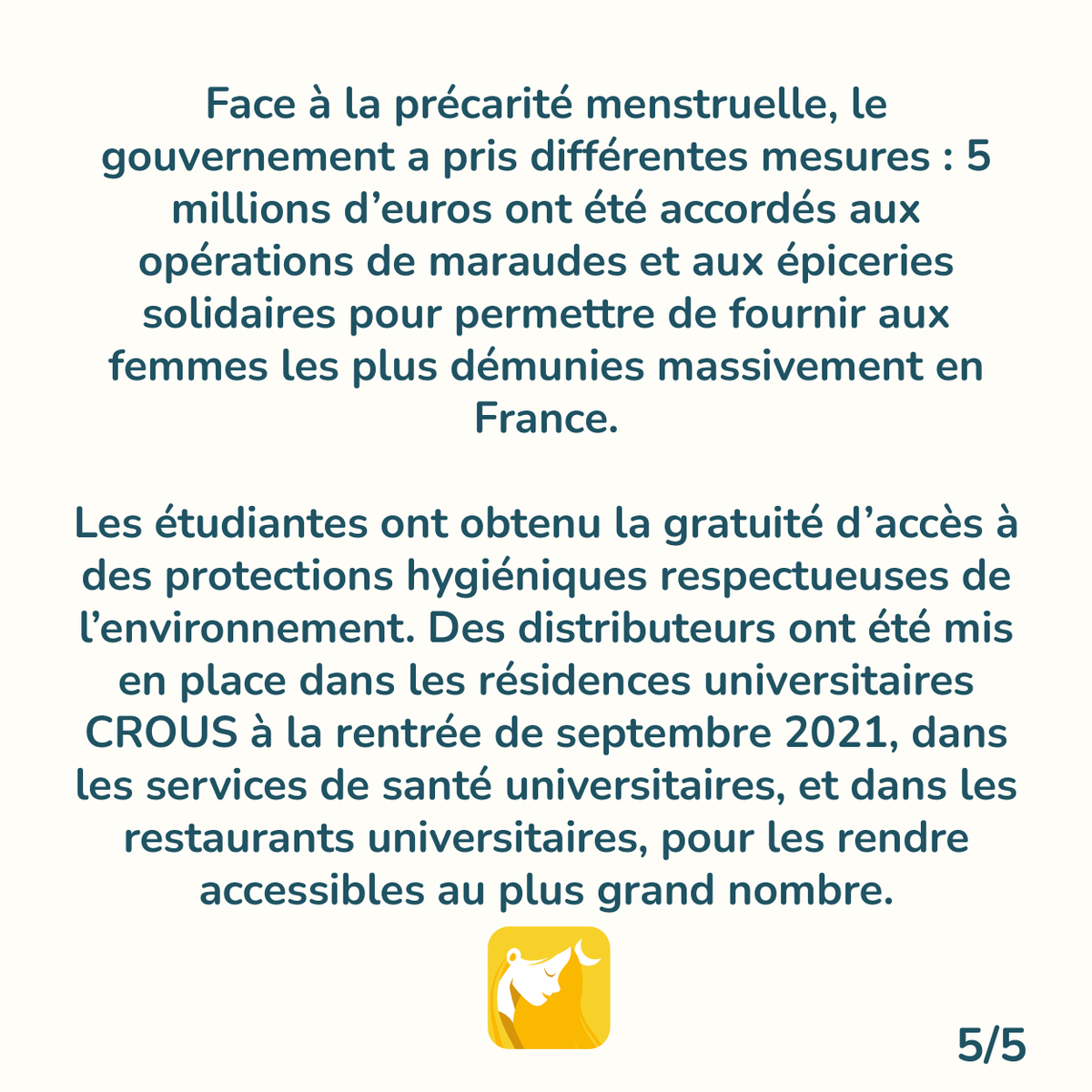 La précarité menstruelle peut se définir par le fait de ne pas avoir suffisamment de moyens financiers pour pouvoir acquérir les produits d’hygiène intime.

Lire l'article : luna-endometriose.com/cycle-menstrue…