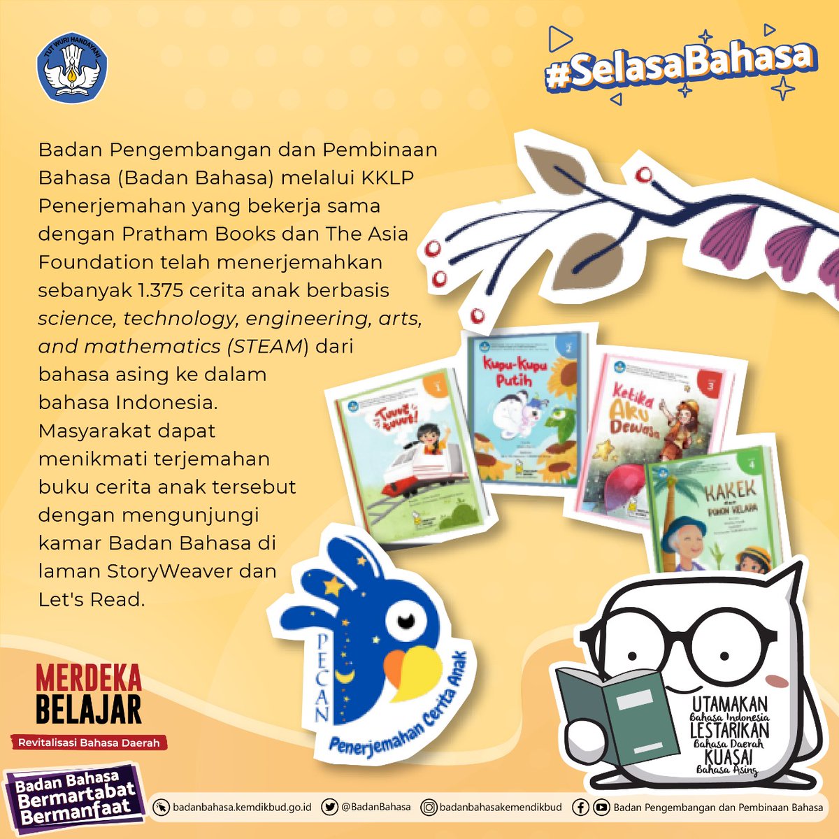 Badan Pengembangan dan Pembinaan Bahasa tweet media
