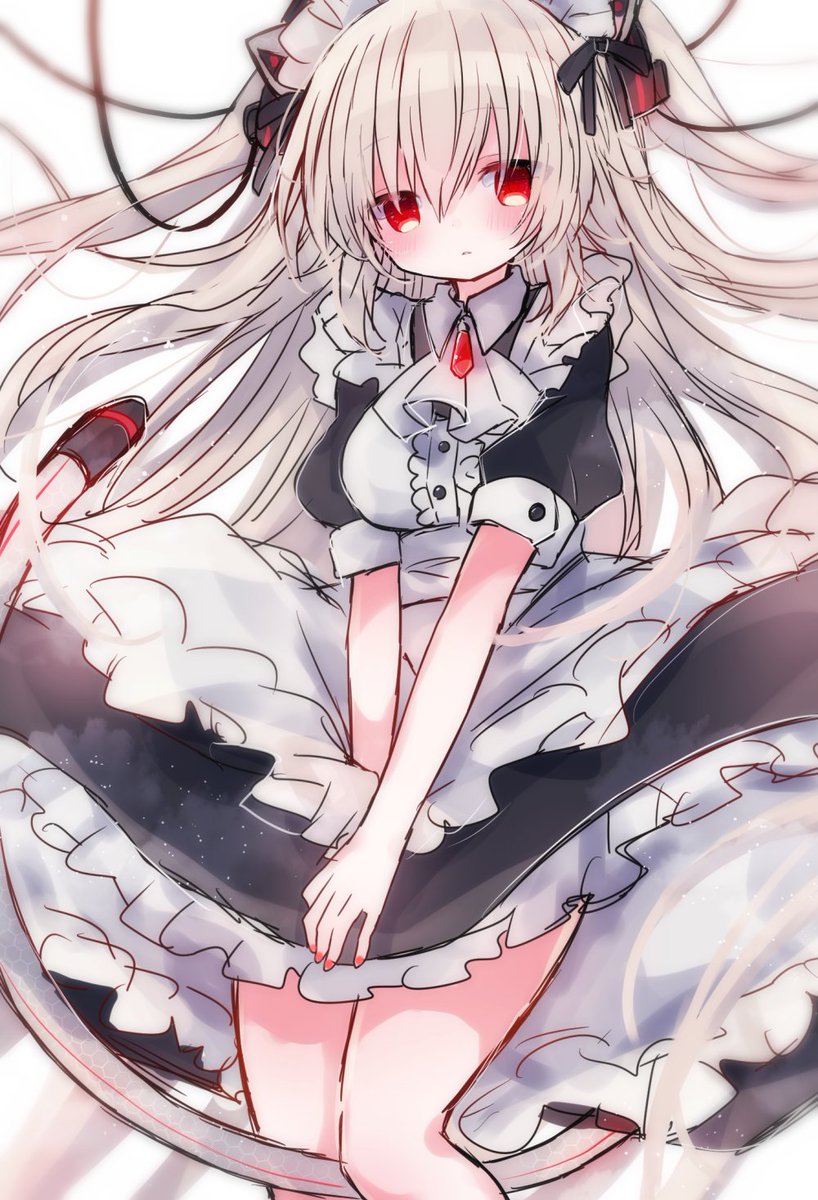 「めいど 」|く さ📛は なのイラスト