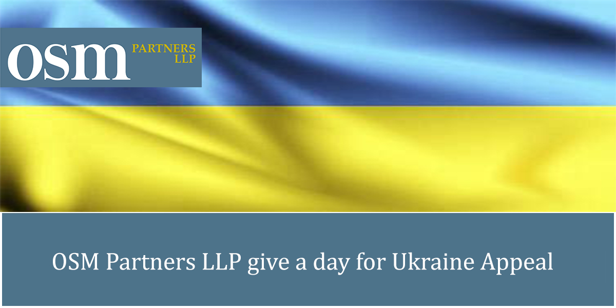 <a href="/osm_partners/">OSM Partners LLP</a> launch Giving One Day for Ukraine Appeal with employees pledging to donate one day from their March salary to the <a href="/irishredcross/">Irish Red Cross</a> .