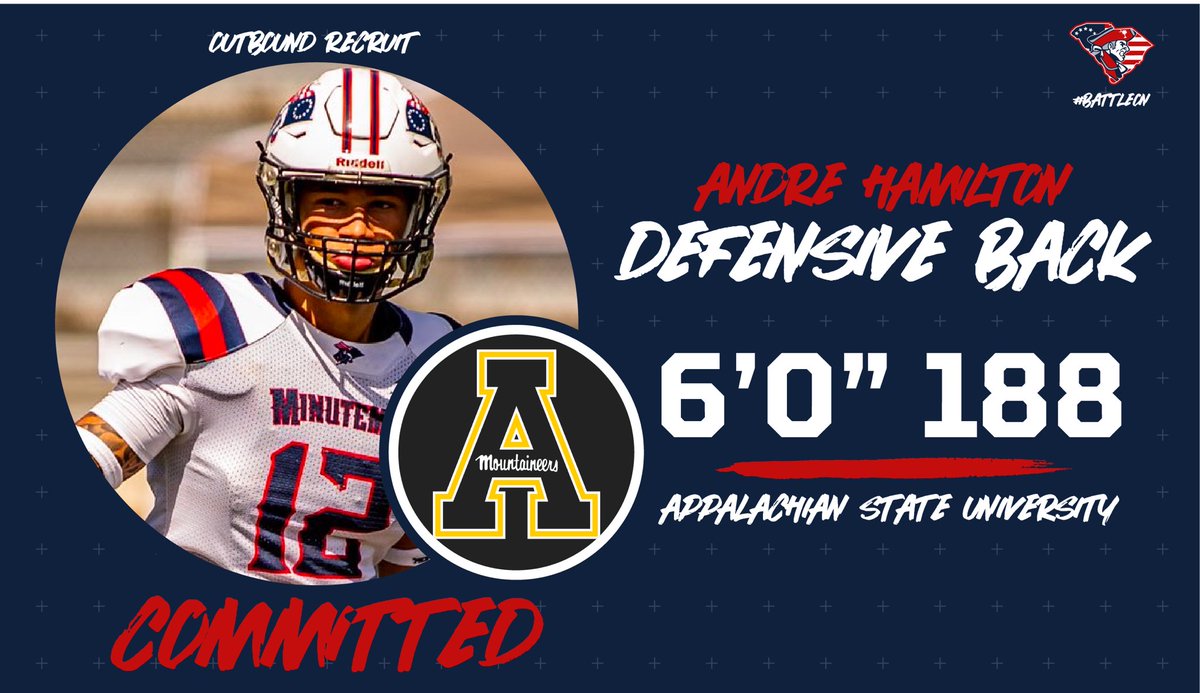 PalmettoPrepMM's tweet photo. 🚨OUTBOUND RECRUIT🚨
2022 DB Andre Hamilton has committed to Appalachian State University. He will be accepting a PWO spot.
@AppState_FB
@LouatTheState
@PostGradRecruit
@highschoolblitz
@SCSportsSource
@sportstalksc
@ChrisProc17
@natedorton
#BattleOn #FBS #D1 https://t.co/7PfEKzj6vI