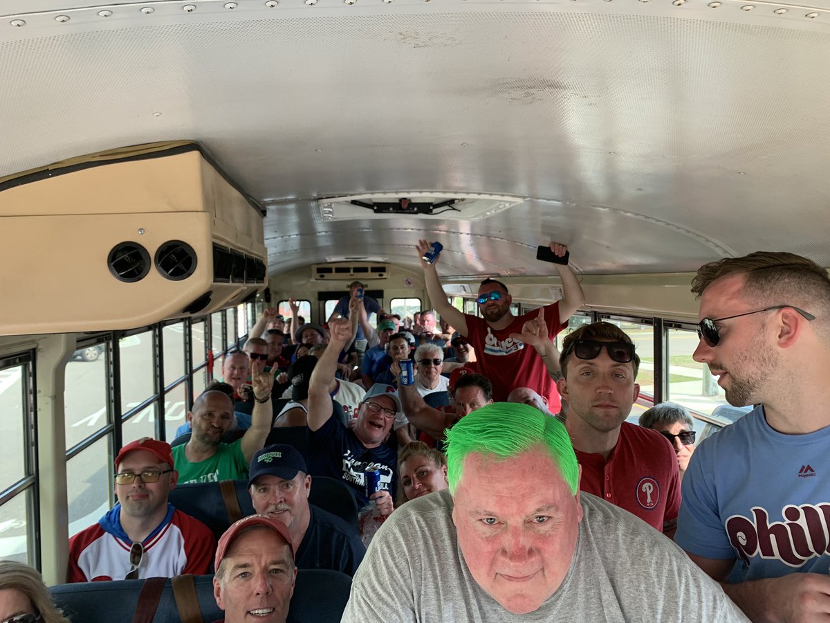 FinneganNYB's tweet photo. A week later and the green still won’t come out! Thinking of you @CBSPhilly #PhilliesSpringTraining https://t.co/lm1pof41QM