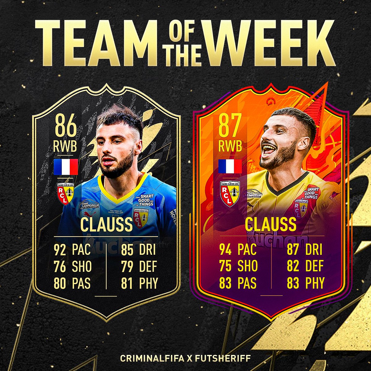 Fut Sheriff on X: 🚨Neymar🇧🇷 is in TOTW! OFFICIAL STATS✓ @Criminal__x ❤️  #fifa22  / X