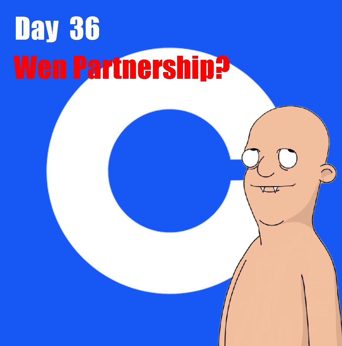 Day 36 of us tweeting <a href="/Coinbase_NFT/">Coinbase NFT</a> asking when <a href="/CryptoDadsNFT/">CryptoDads ♨️</a> is going to be announced as a launch partner?!  We have Dads with Fangs !! FANGSSSSS!!  <a href="/NachRobert/">Nach Smiler</a>