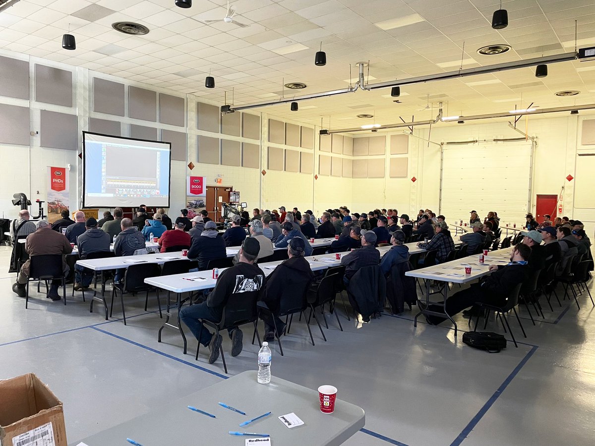 RedheadEquip's tweet photo. Our Swift Current Bourgault Spring Clinic was another huge success! #bourgault #springclinic #swiftcurrent #ag #redheadequipment #plant22 @BourgaultAg https://t.co/xEcj819iCl