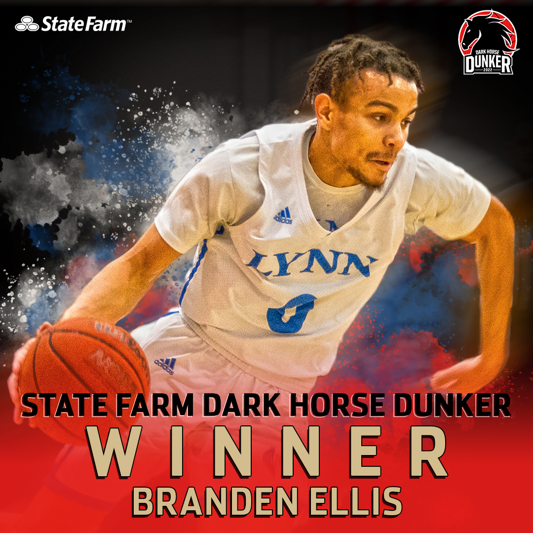 WE HAVE A WINNER! 

🏆 Congratulations to the 2022 State Farm Dark Horse Dunker Winner <a href="/BrandenEllis22/">Branden Ellis</a> ! We will meet you in New Orleans! <a href="/StateFarm/">State Farm</a> <a href="/LynnUniversity/">Lynn University</a> 

#CollegeSlam