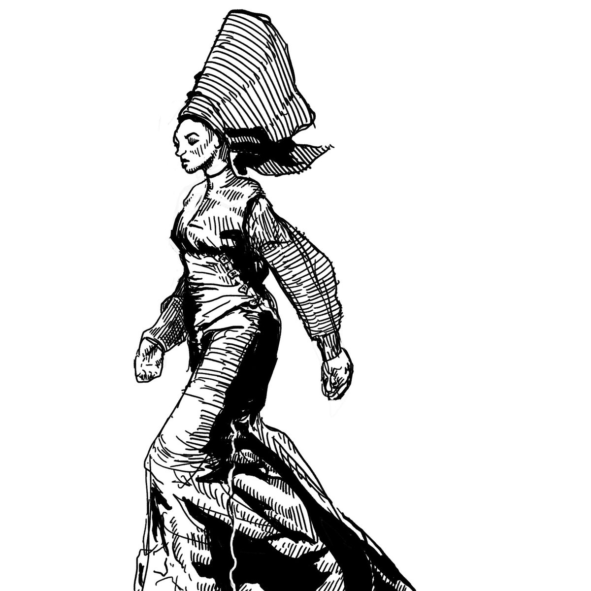 PfIllustration's tweet photo. Did a sketch of a lady in a dope ass dress #sketch #ink #digitalart #digitaldrawing #digitalillustration #illustration #fashion #procreate #inkdrawing #myart #artist #ArtistOnTwitter https://t.co/bPGf7XbDbA