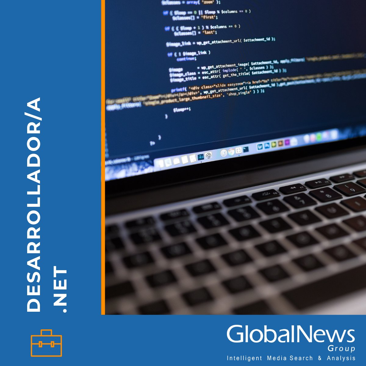 globalnewsgroup's tweet photo. #BúsquedaLaboral | ¡Sumate a la empresa líder de medición de las comunicaciones y monitoreo de medios!

💻 Buscamos "𝗗𝗲𝘀𝗮𝗿𝗿𝗼𝗹𝗹𝗮𝗱𝗼𝗿/𝗮 .𝗡𝗘𝗧", para formar parte de nuestro staff, búsqueda abierta para #BuenosAires 🇦🇷

#TrabajoIT #empleoit #ITJobs #Desarrolladornet https://t.co/1s74FeFBHG