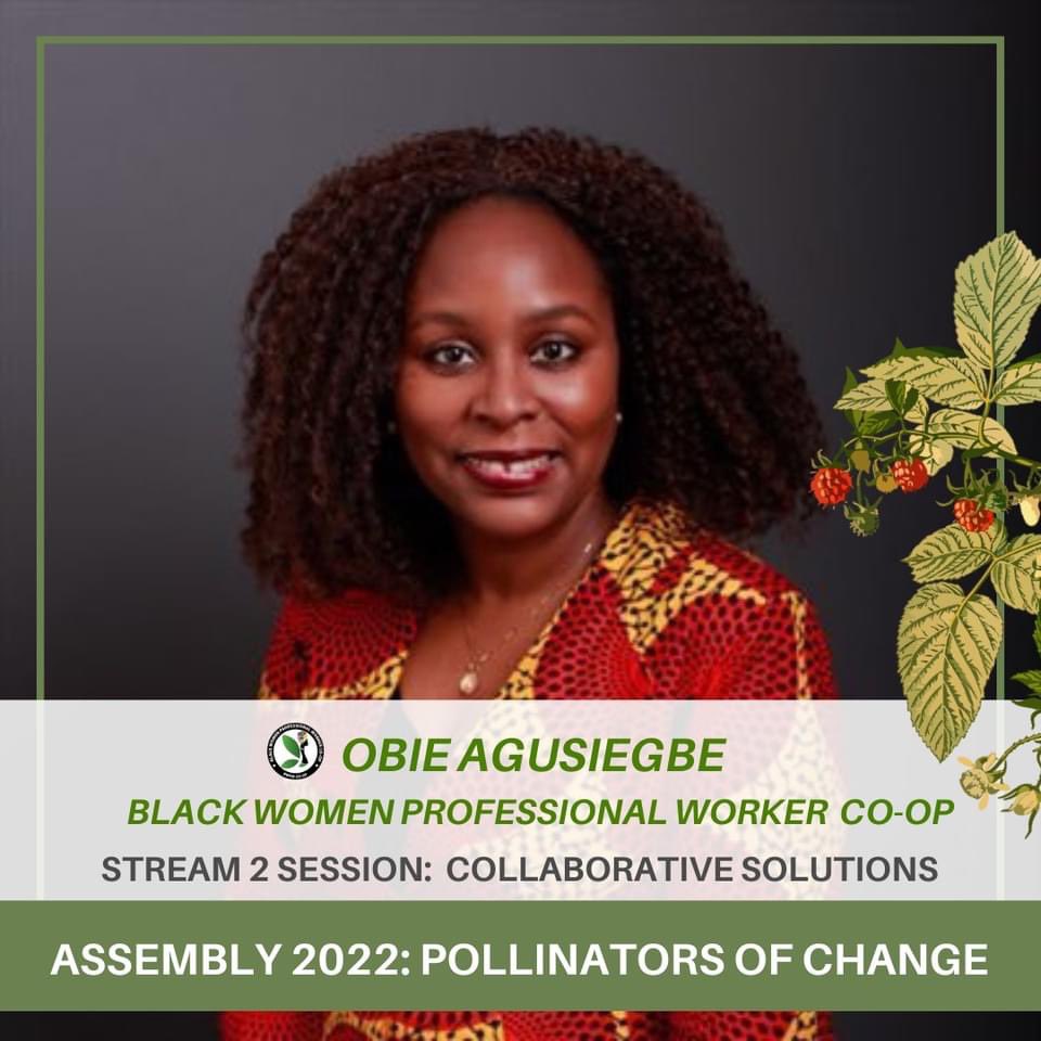 foodfarmcoops's tweet photo. Meet the incredible women behind @bwpwcoop at our Assembly!
Don’t miss Obie and Juliet at our Collaborative Solutions panel as they discuss how @bwpwcoop supports Black women in the Agri-food chain, solidarity economy & sustainable business.
Register➡️ https://t.co/X4UXrAMT5K https://t.co/7bpwKwRZWt