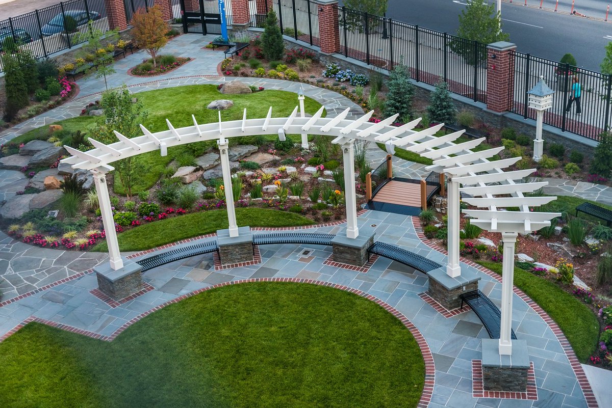 borstlandscape's tweet photo. #FlashbackFriday: A commercial project completed a few years ago outside of #RooseveltStadium in Union City, NJ.
#BorstLandscape #LandscapeDesign #RainGarden https://t.co/acF96rZlKf