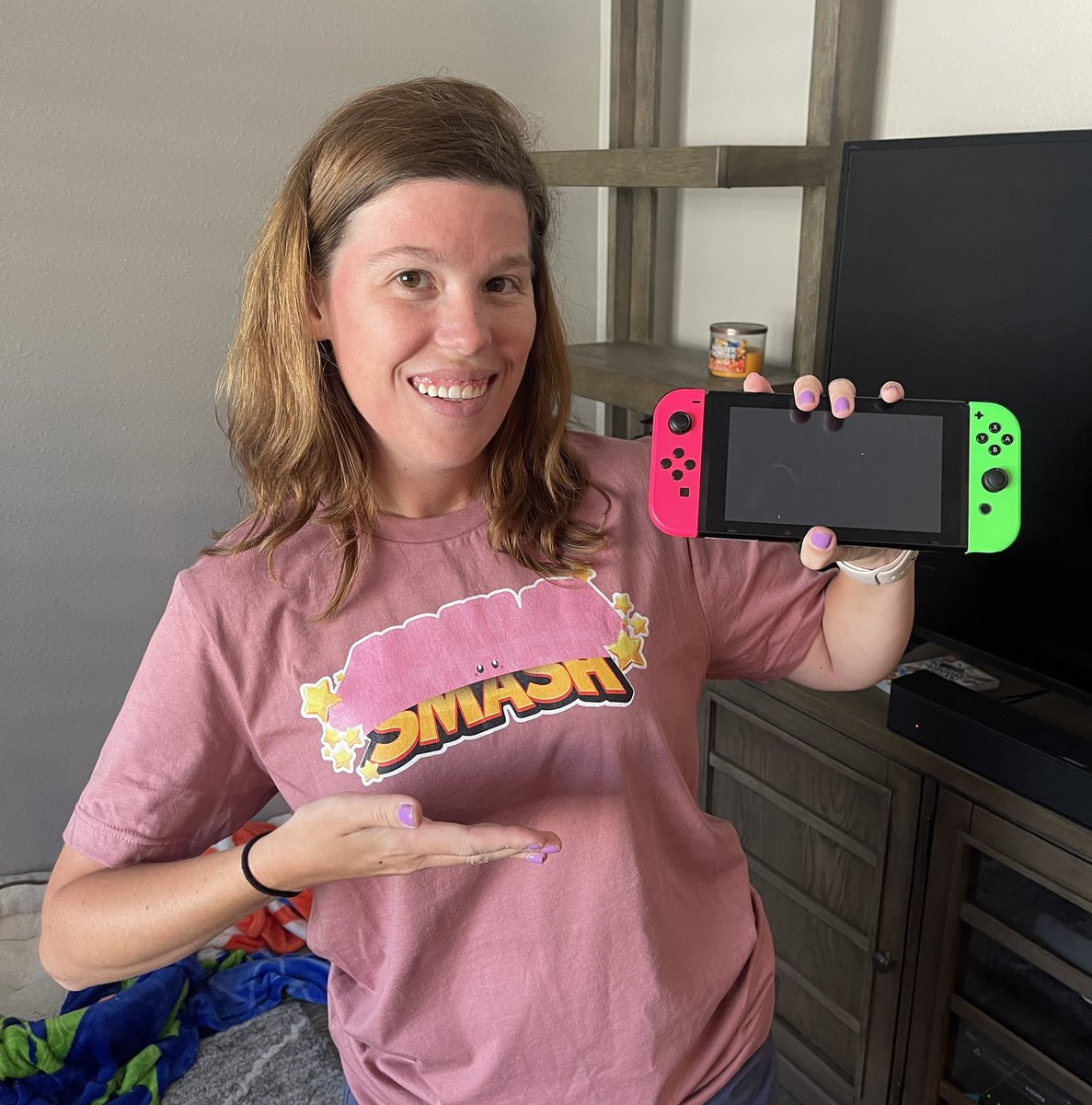TheTouristTrek's tweet photo. Loving my new #abdallahmerch that Brandon got for me for my birthday! I can’t wait to play Kirby and the Forgotten Land!!! https://t.co/mEnVLOAjhT