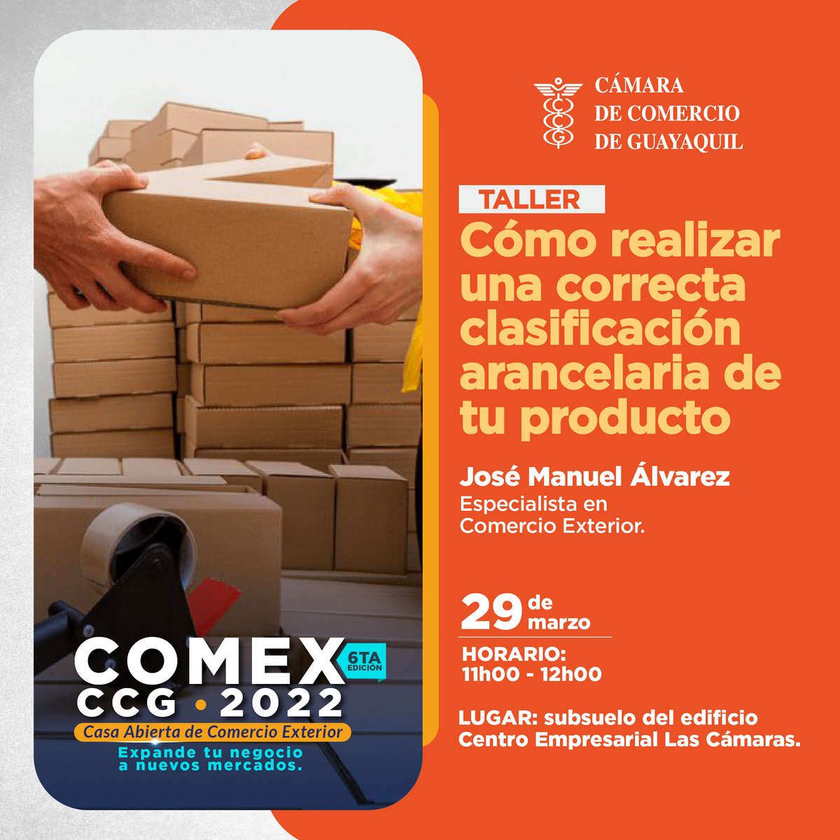lacamaragye's tweet photo. Casa Abierta de Comercio Exterior #ComexCCG:
EXPANDE TU NEGOCIO A NUEVOS MERCADOS✈️🚢🚛🏗️
Regístrate y asiste SIN COSTO 👉🏼 https://t.co/NkePoAkuCM
📅 29 de marzo
🕕 09h00 a 17h00
📍 Subsuelo Centro Empresarial "Las Cámaras"
¿Deseas participar? escríbenos a ✉️ info@lacamara.org https://t.co/tRtrSYcWbv