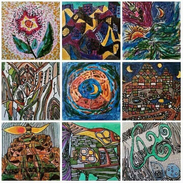 hiroyatabe's tweet image. Sticky note drawings
5.0 × 5.0 cm (approx. 1.97 × 1.97 inches) each

#PalmsizedAbstract #stickynote