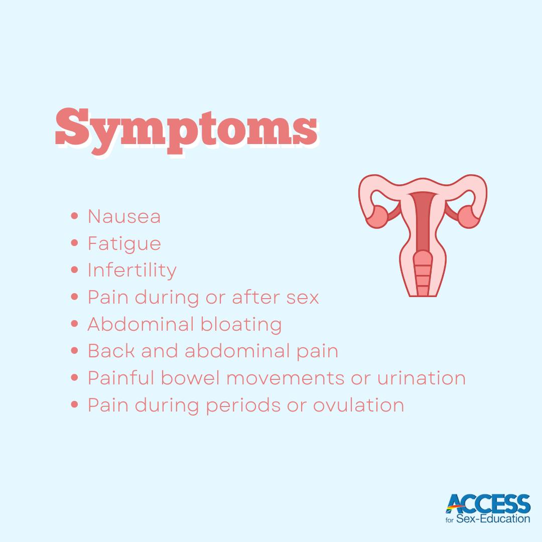 AccessClinics's tweet photo. Repost from @AccessforSexEd March is Endometriosis Awareness Month π
Here are some symptoms to consider so you can detect, diagnose, and treat properly.
#AccessForSexEd #SexEd #Endometriosis https://t.co/pz880Qfwq9