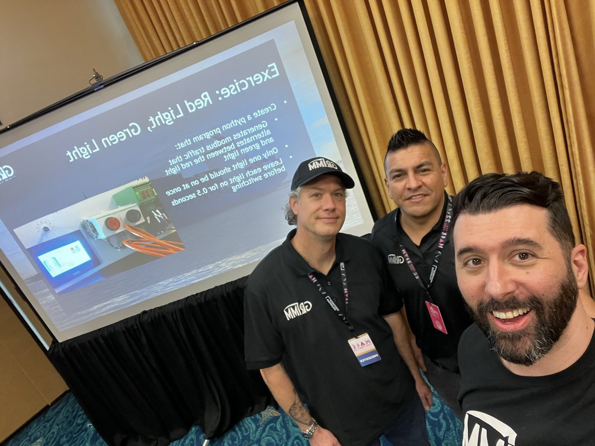 grimmcyber's tweet photo. Wrapping a successful delivery of our Attacking and Defending ICS Systems workshop at #HackThePort22!! Engaging crowd, great questions, and lots of fun in the labs! https://t.co/sNqSBbR5cY