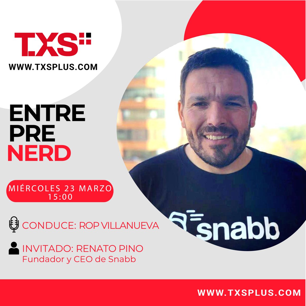 txsplus's tweet photo. Este miércoles 23 de marzo no te pierdas nuestra programación en https://t.co/zw9QopOfU8
#txsplus #ciencia #tecnologia #startupchile #chile #innovación https://t.co/mUJEH3iQm4
