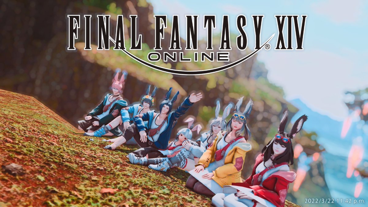 HemlockFFXIV's tweet photo. There are friends, there is family, then there are friends that become family~ ❤️🧡💛💚💜🤍💙🐰👶🏻

Sharing love from our family to yours 🤗
#GPOSERS #NenekoColorS #FFXIV #FF14 #ElementalDC #Viera #lalafell https://t.co/0HE72j0sLx