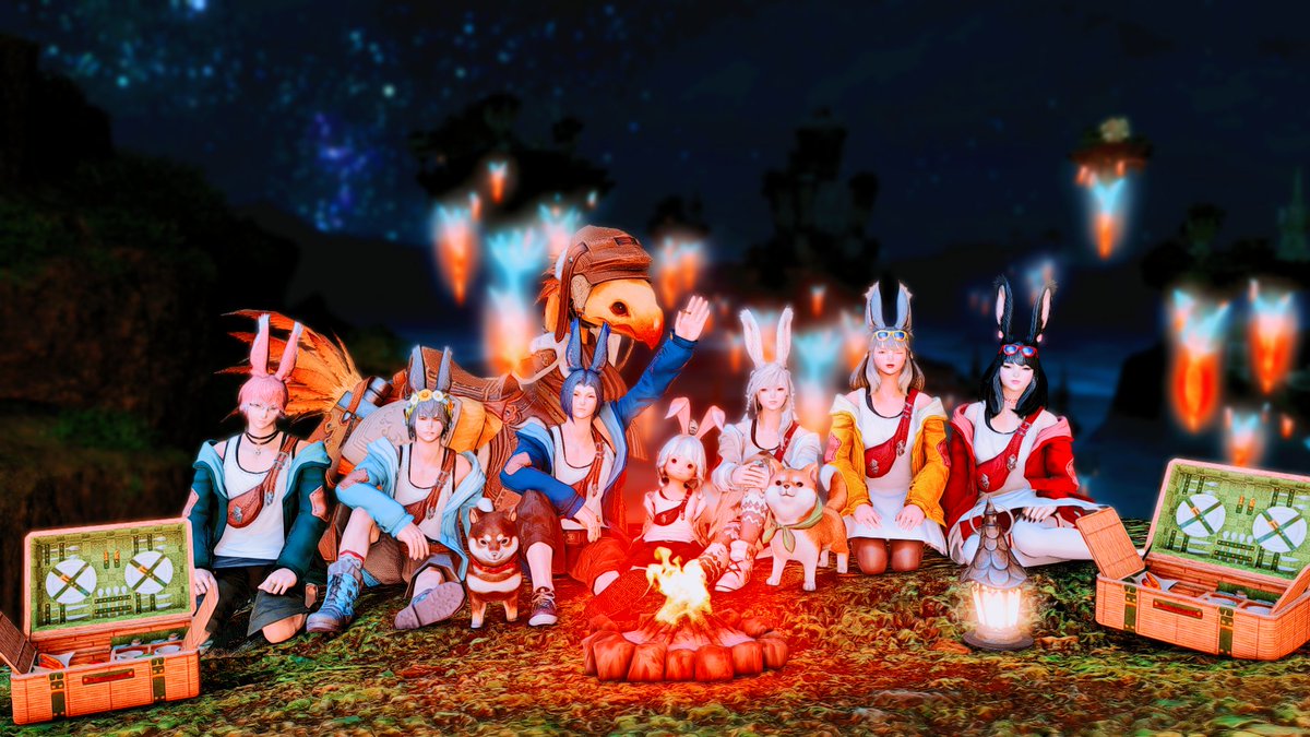 HemlockFFXIV's tweet photo. There are friends, there is family, then there are friends that become family~ ❤️🧡💛💚💜🤍💙🐰👶🏻

Sharing love from our family to yours 🤗
#GPOSERS #NenekoColorS #FFXIV #FF14 #ElementalDC #Viera #lalafell https://t.co/0HE72j0sLx