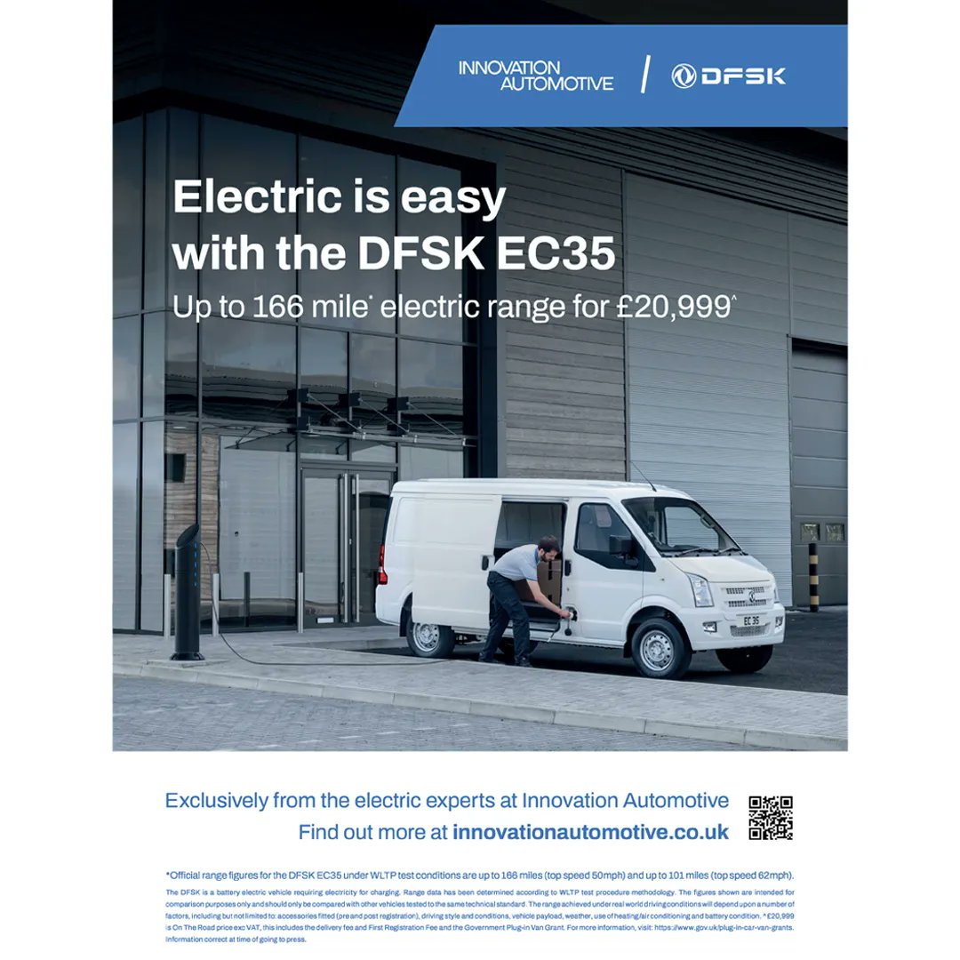 VanUserMagazine's tweet photo. "Electric is easy with the DFSK EC35" - Innovation Automotive
If you're interested in advertising with us, send us a message!
#innovationautomotive #dfsk #dfskec35 #electricvan #electricvehicle #van #ad #advert #advertisement #vanuser https://t.co/ZVcrUe525h