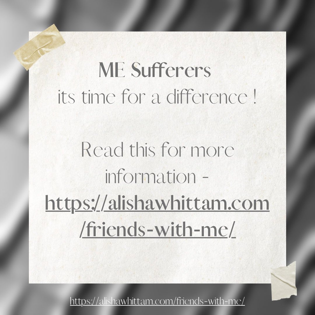 TheMECommunity's tweet photo. If you have ME or you know someone with ME you have to read this !!!!
It’s time for a change ….

https://t.co/r7aE48zE38 https://t.co/6vKsAmuVOJ