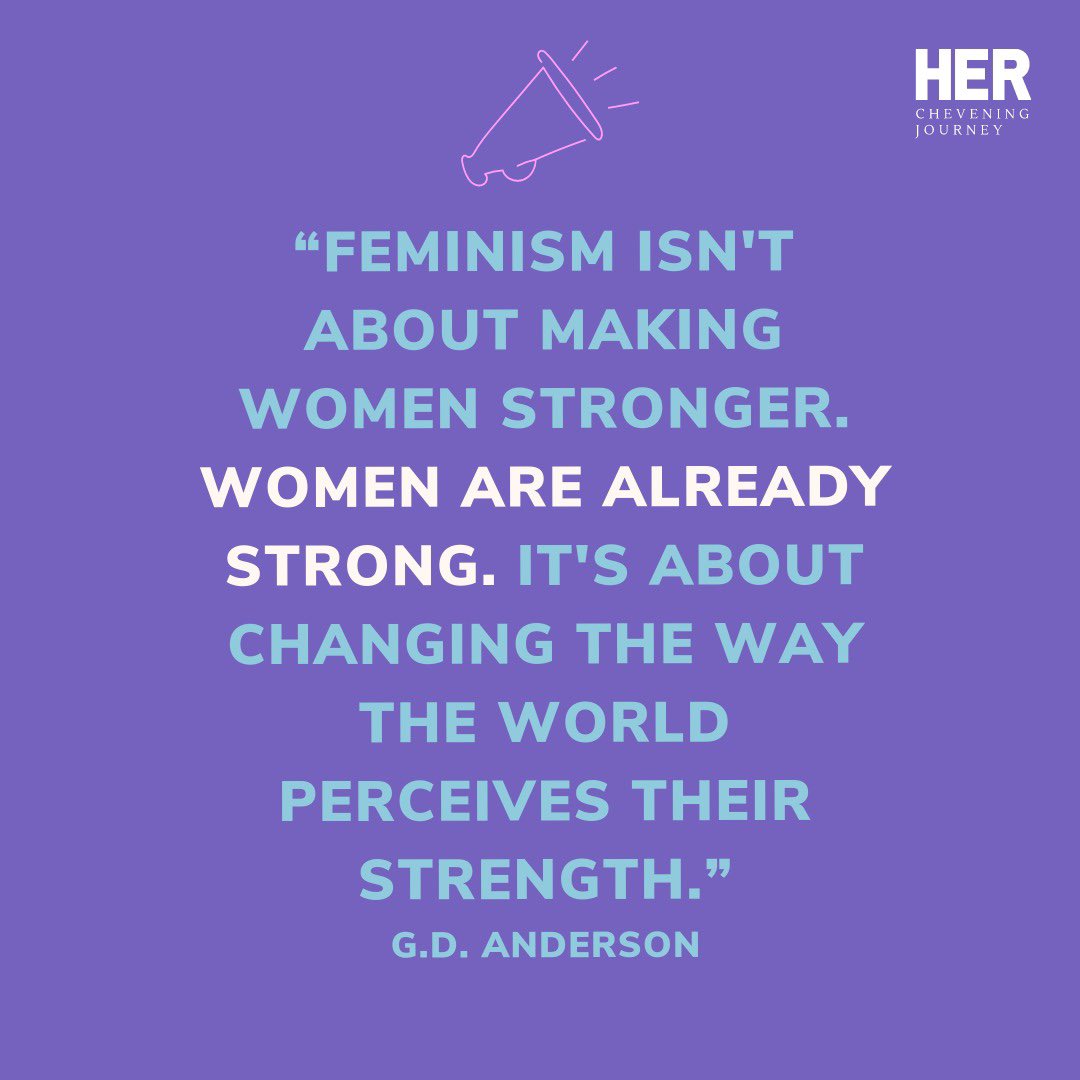 Women are already strong! #HerCheveningJourney